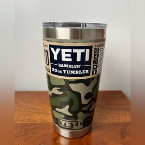 Yeti camo cup 20oz new rare camouflage